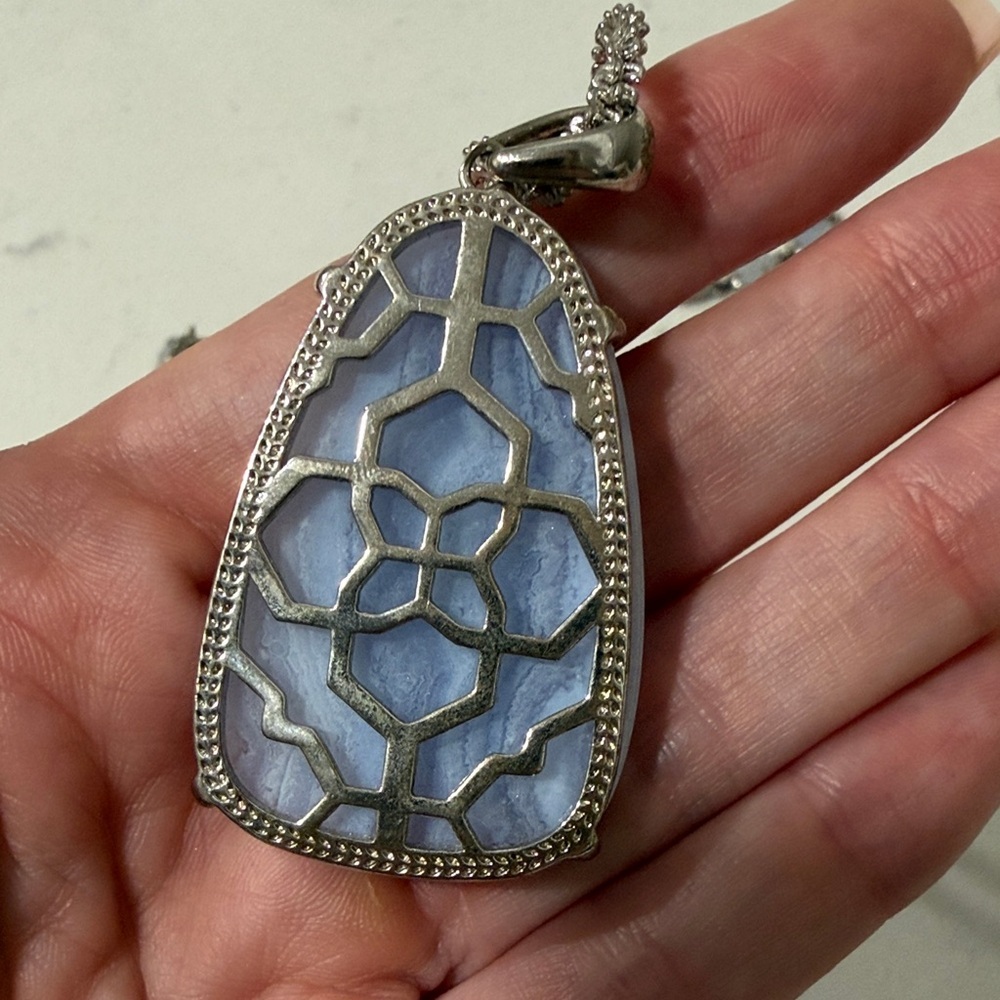 Kendra Scott Purple/Blue Agate Jewelry Set - Picture 5 of 5